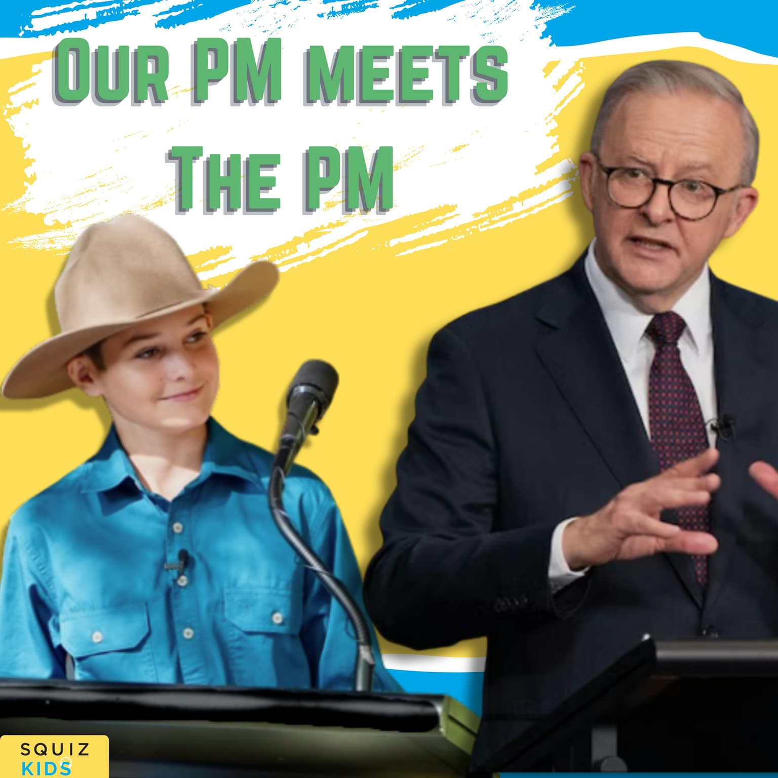 Our PM For a Day meets the real PM artwork