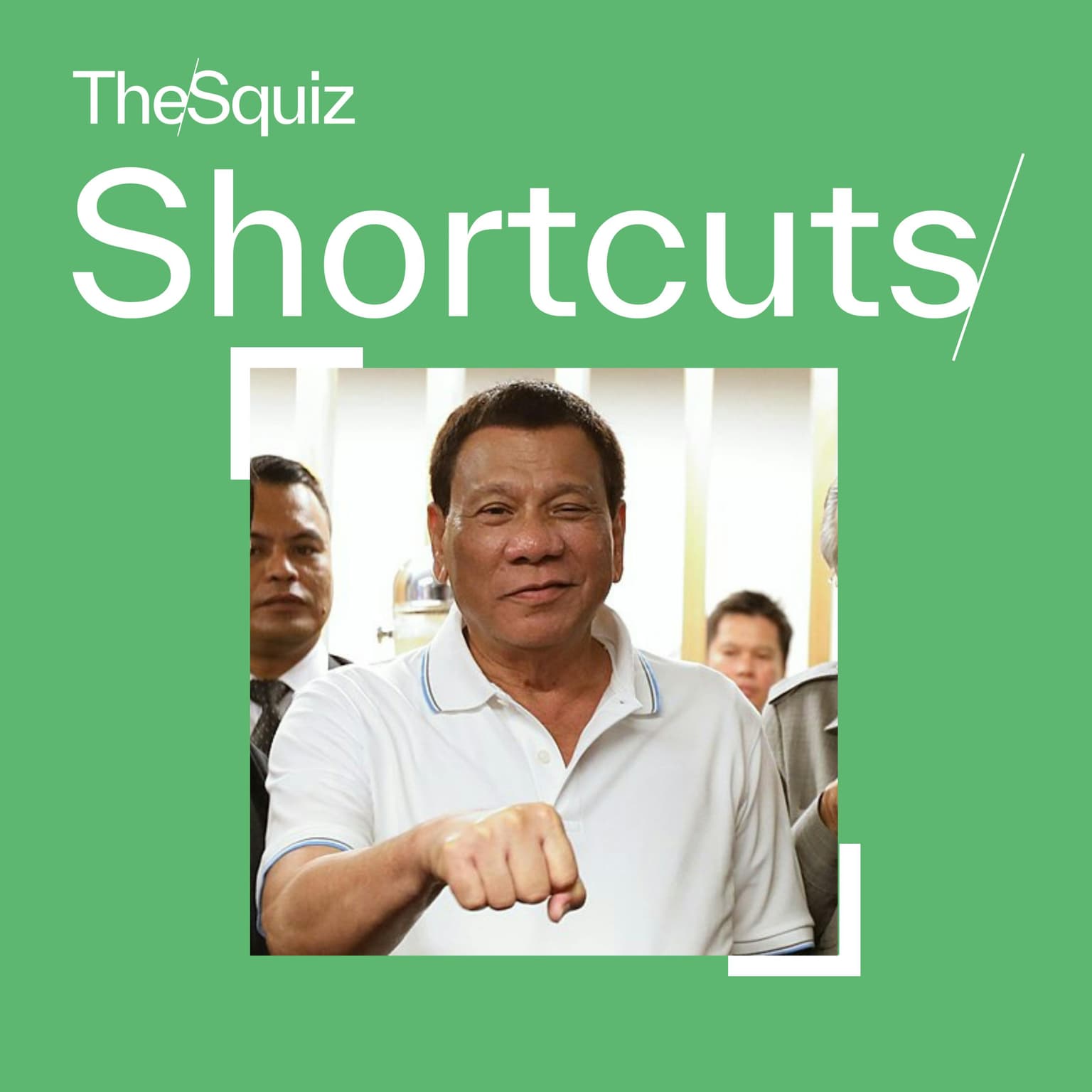 Your Shortcut to... Former Philippine president Rodrigo Duterte's arrest artwork