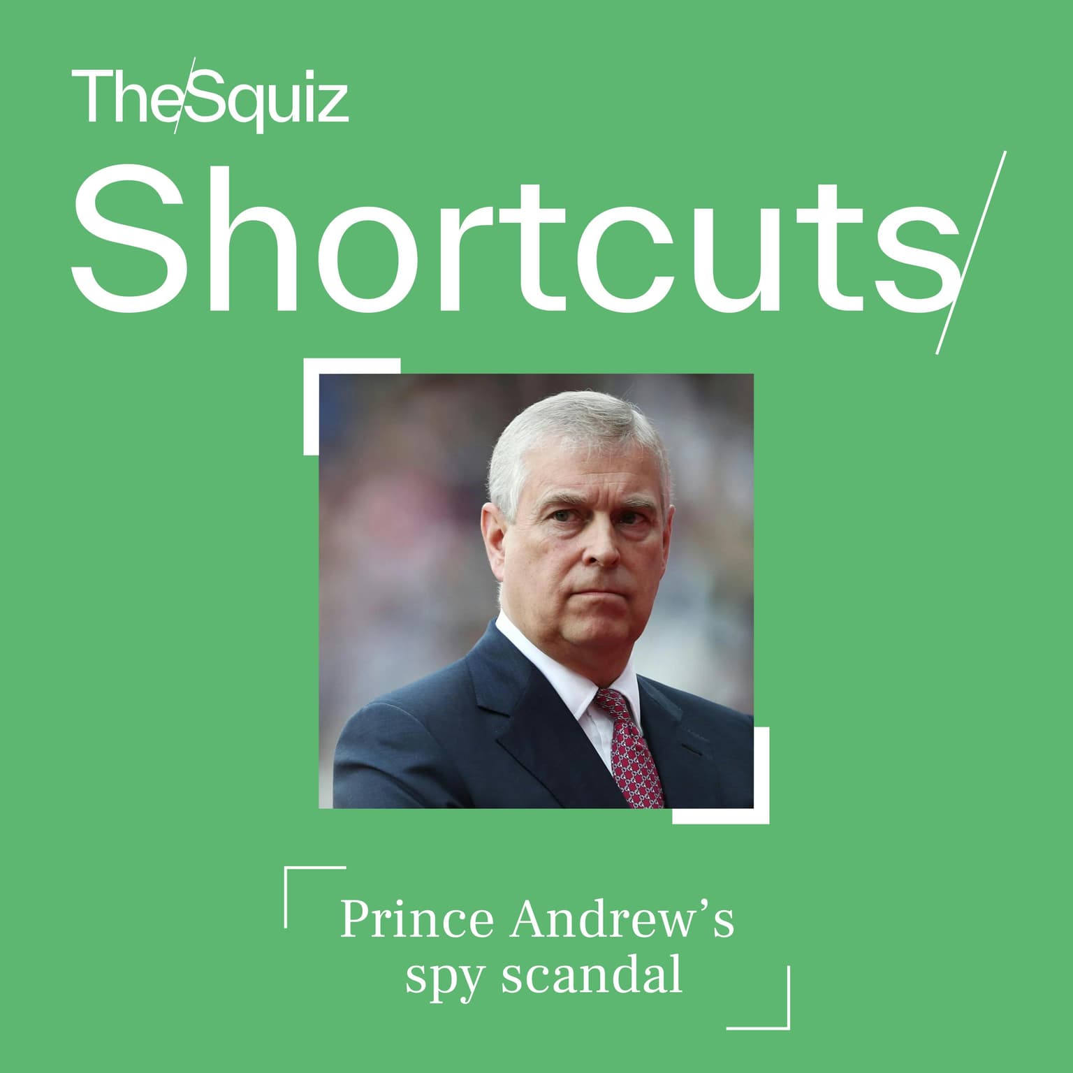 Your Shortcut to... Prince Andrew's spy scandal artwork