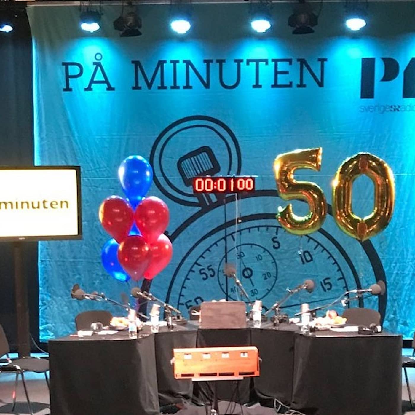 50 år med På minuten artwork