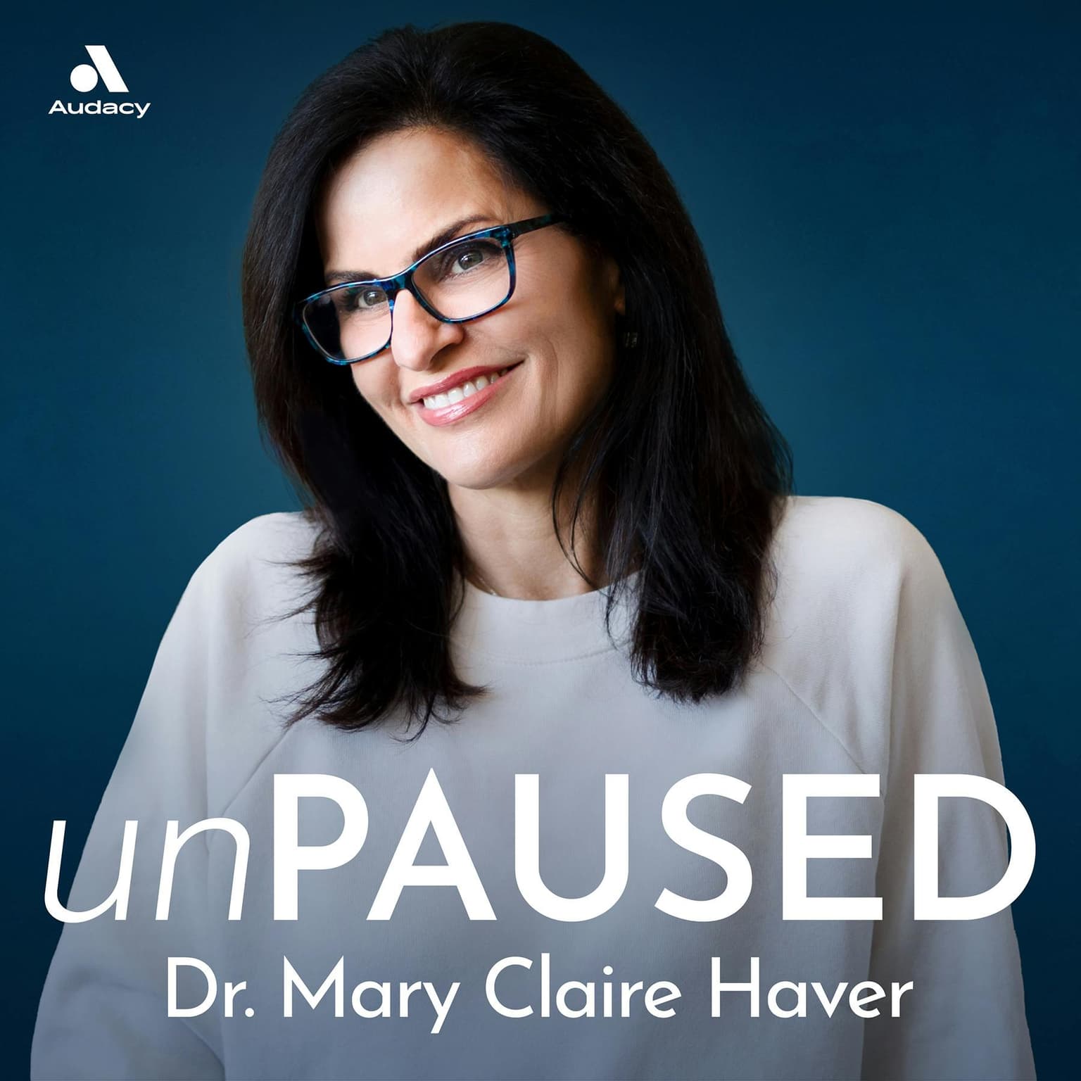 Presenting unPAUSED with Dr. Mary Claire Haver artwork