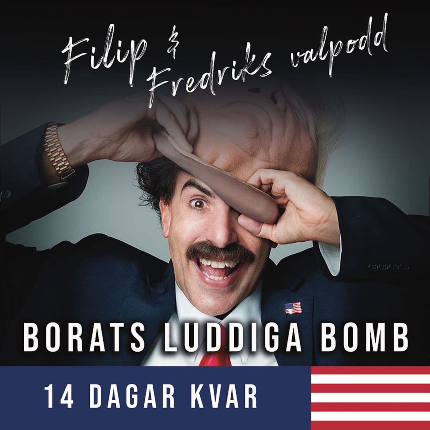 14 dagar kvar: Borats luddiga bomb artwork