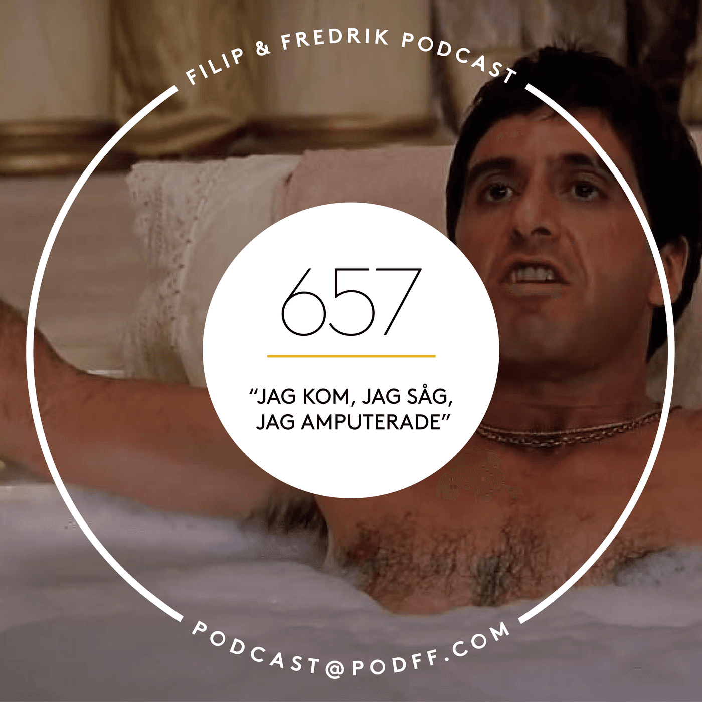 657. ”Jag kom, jag såg, jag amputerade” artwork