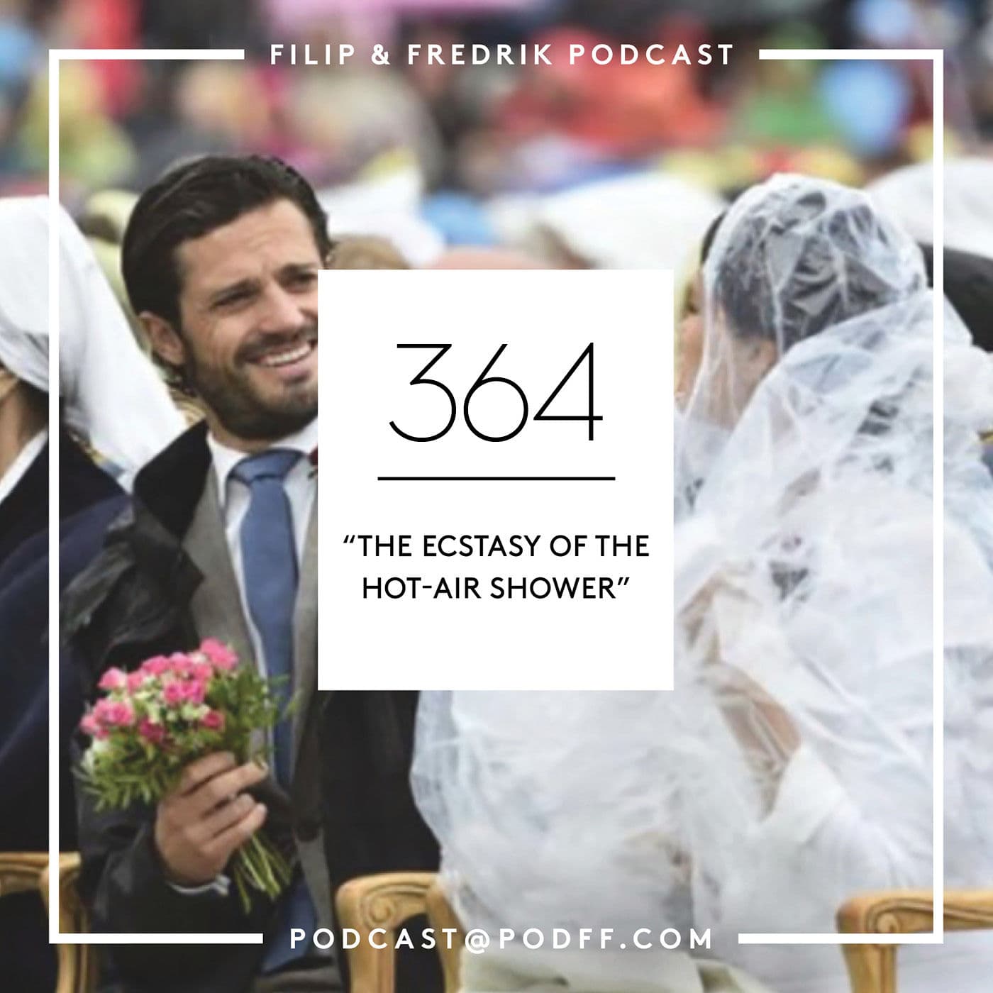 364. "The ecstasy of the hot-air shower" artwork