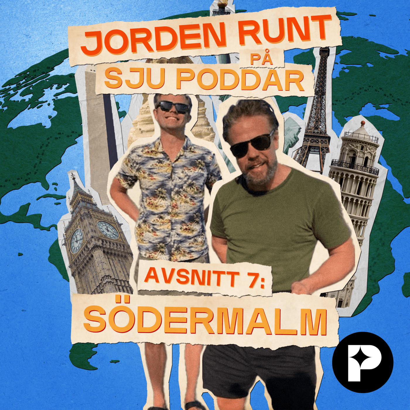 JORDEN RUNT PÅ SJU PODDAR: SÖDERMALM artwork