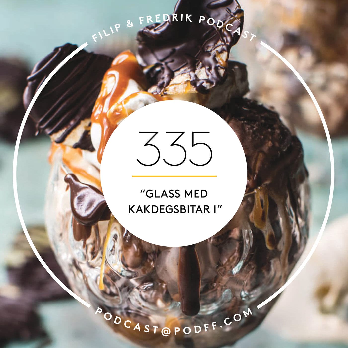 335. "Glass med kakdegsbitar i" artwork