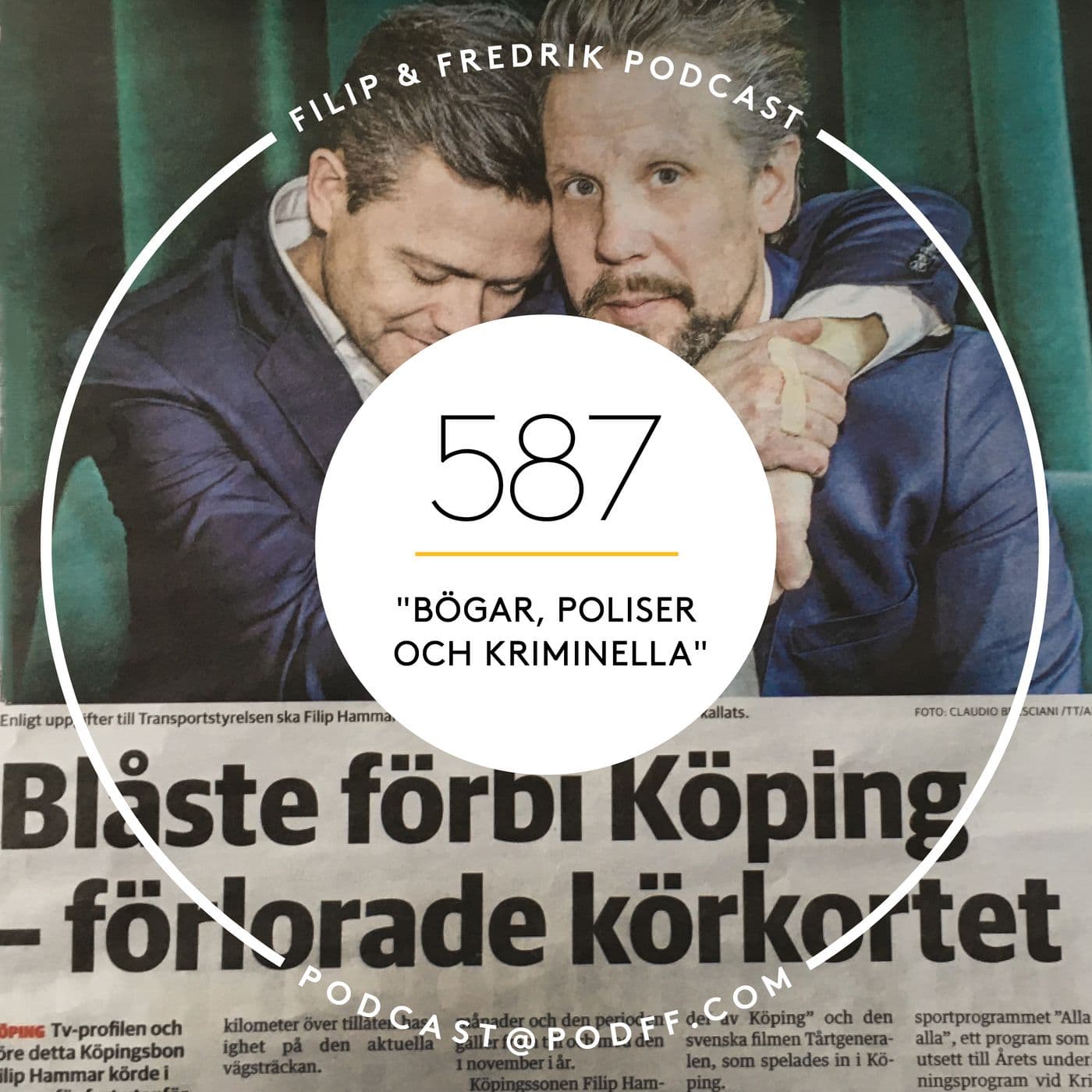 587. ”Bögar, poliser och kriminella” artwork