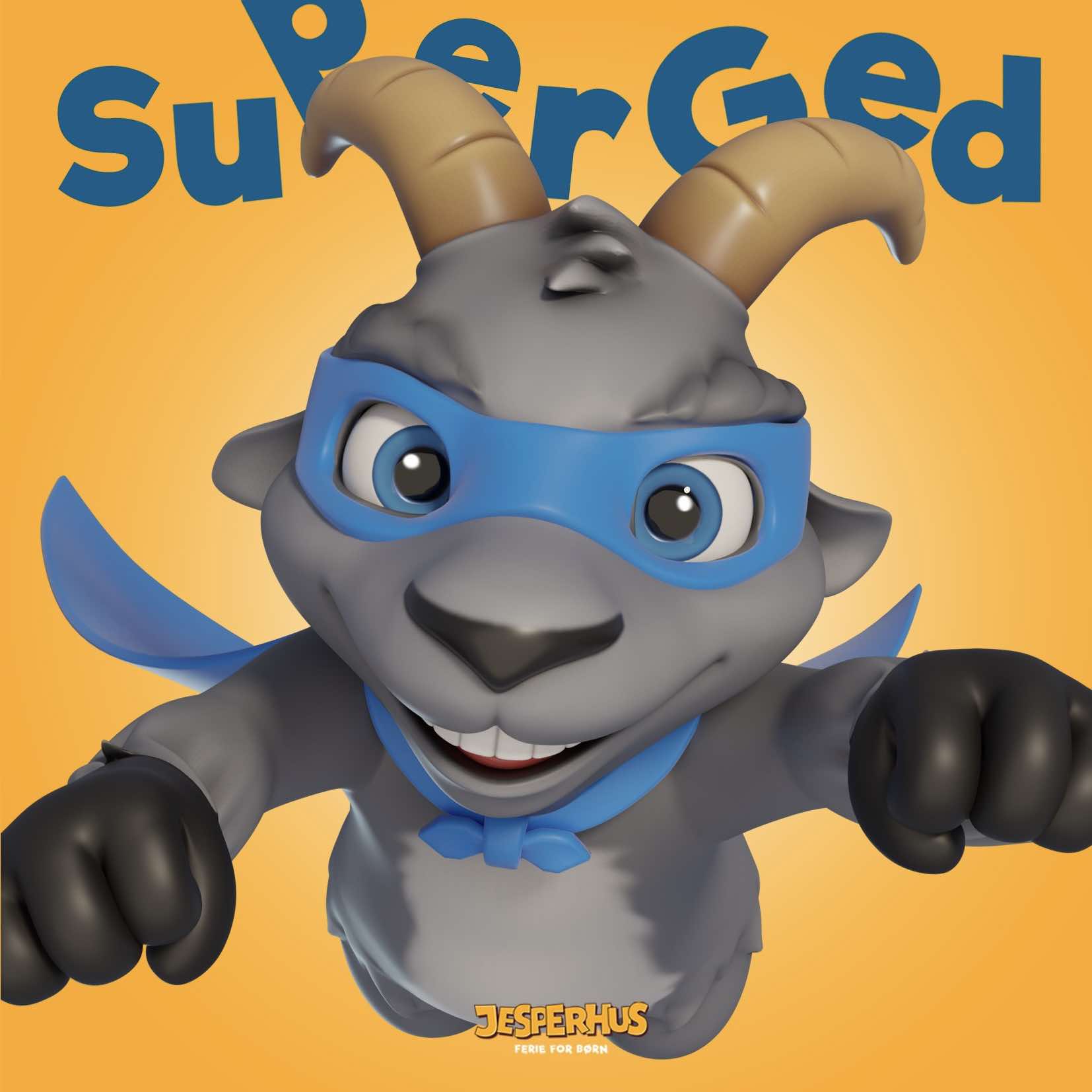 LYDBOG: Super Ged artwork