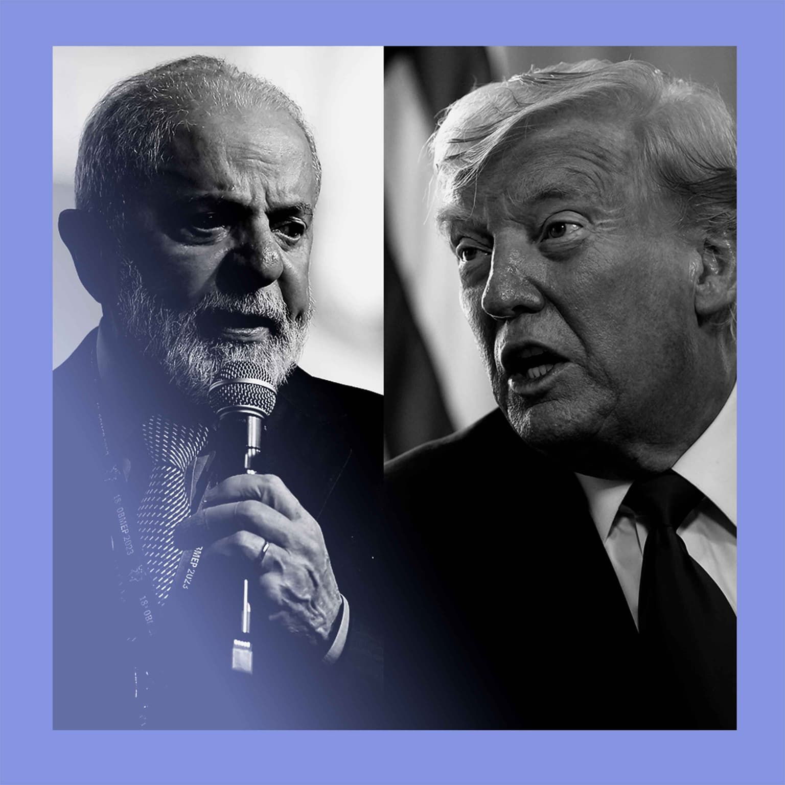 Heavy meddle: Trump and Brazil artwork