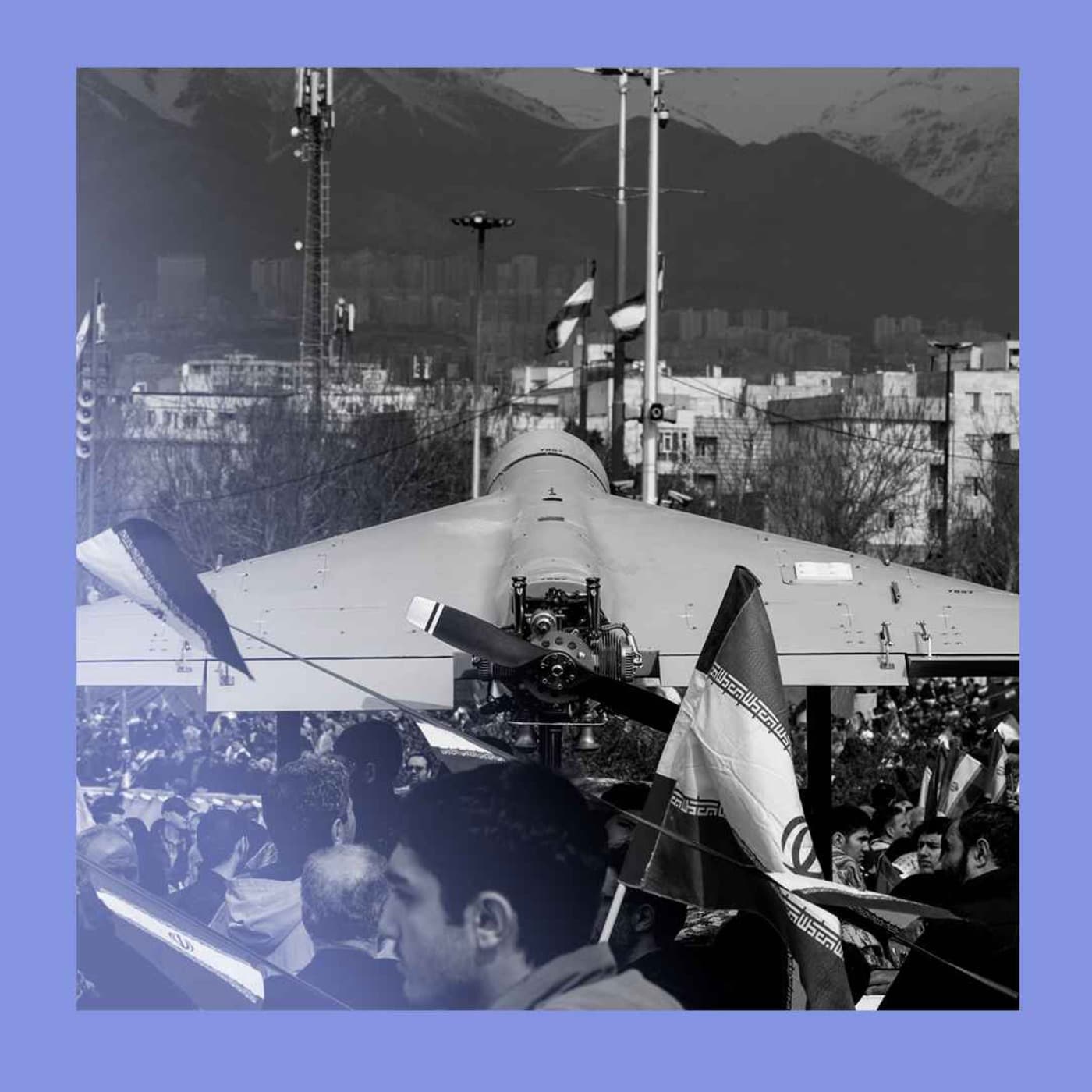 Blood from a drone: Iran’s deadly arsenal artwork