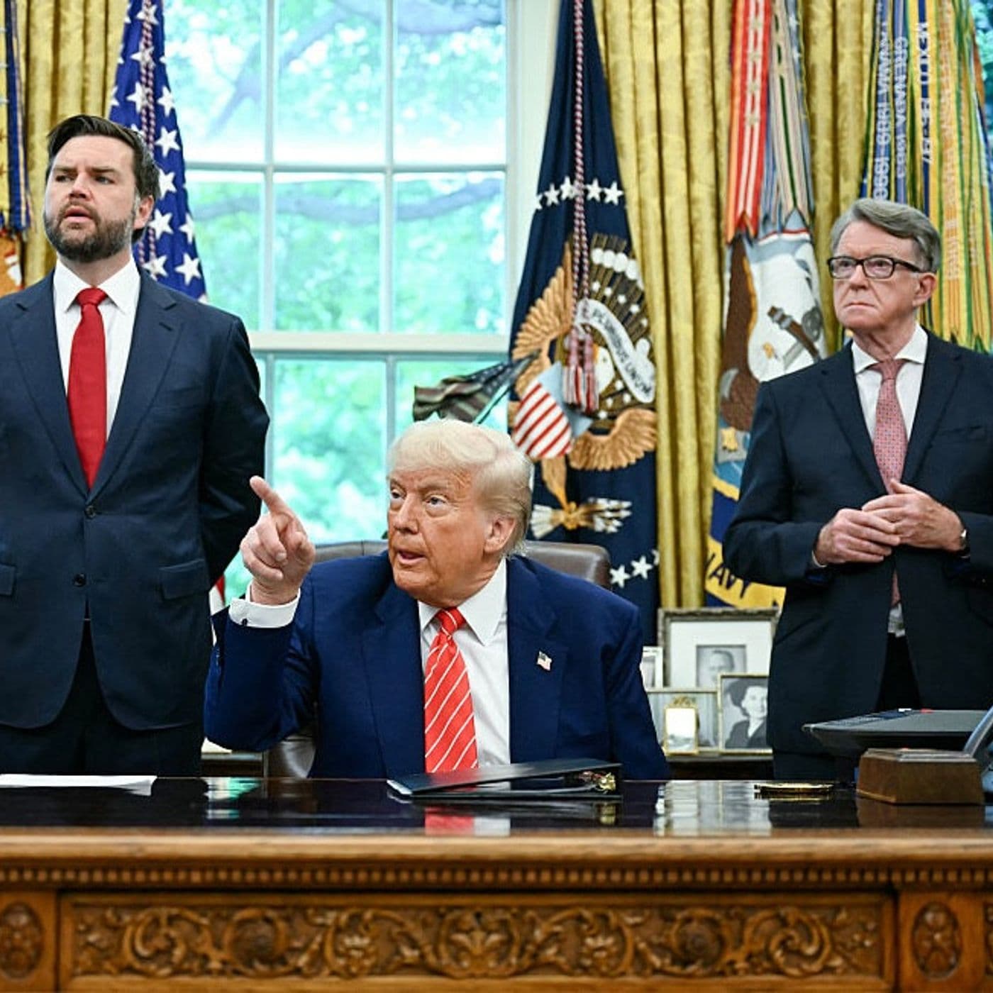 White smoke on a US trade deal artwork