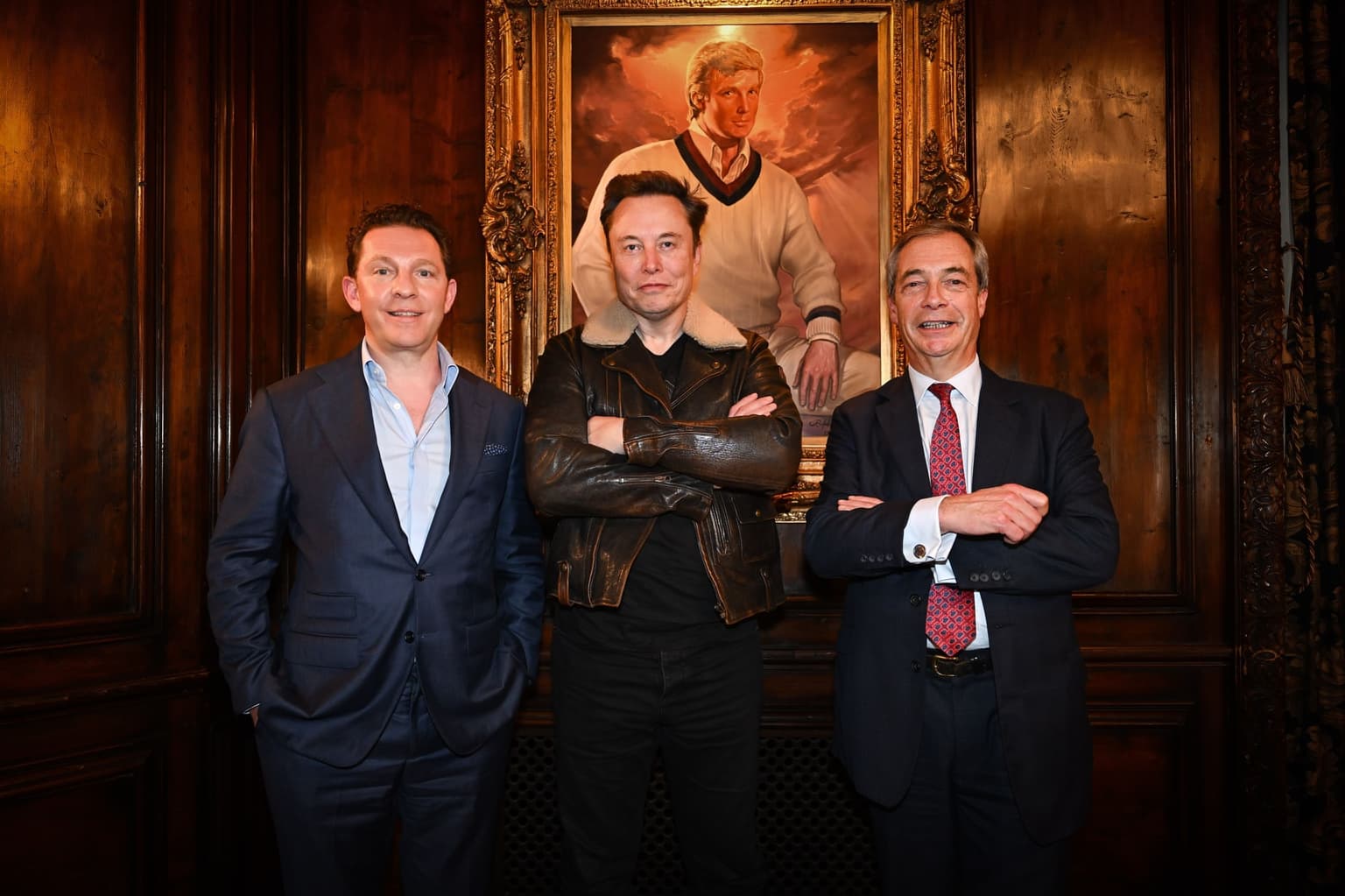 Chinese spy named, plus Farage meets Musk artwork