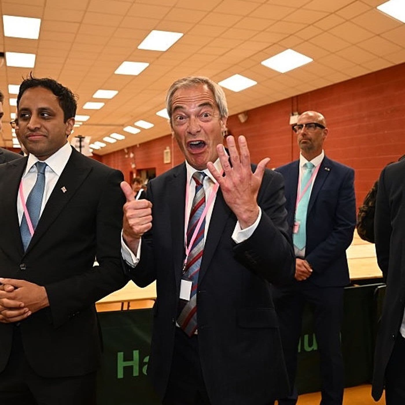 Local elections: Reform seizes Runcorn in teal tsunami artwork