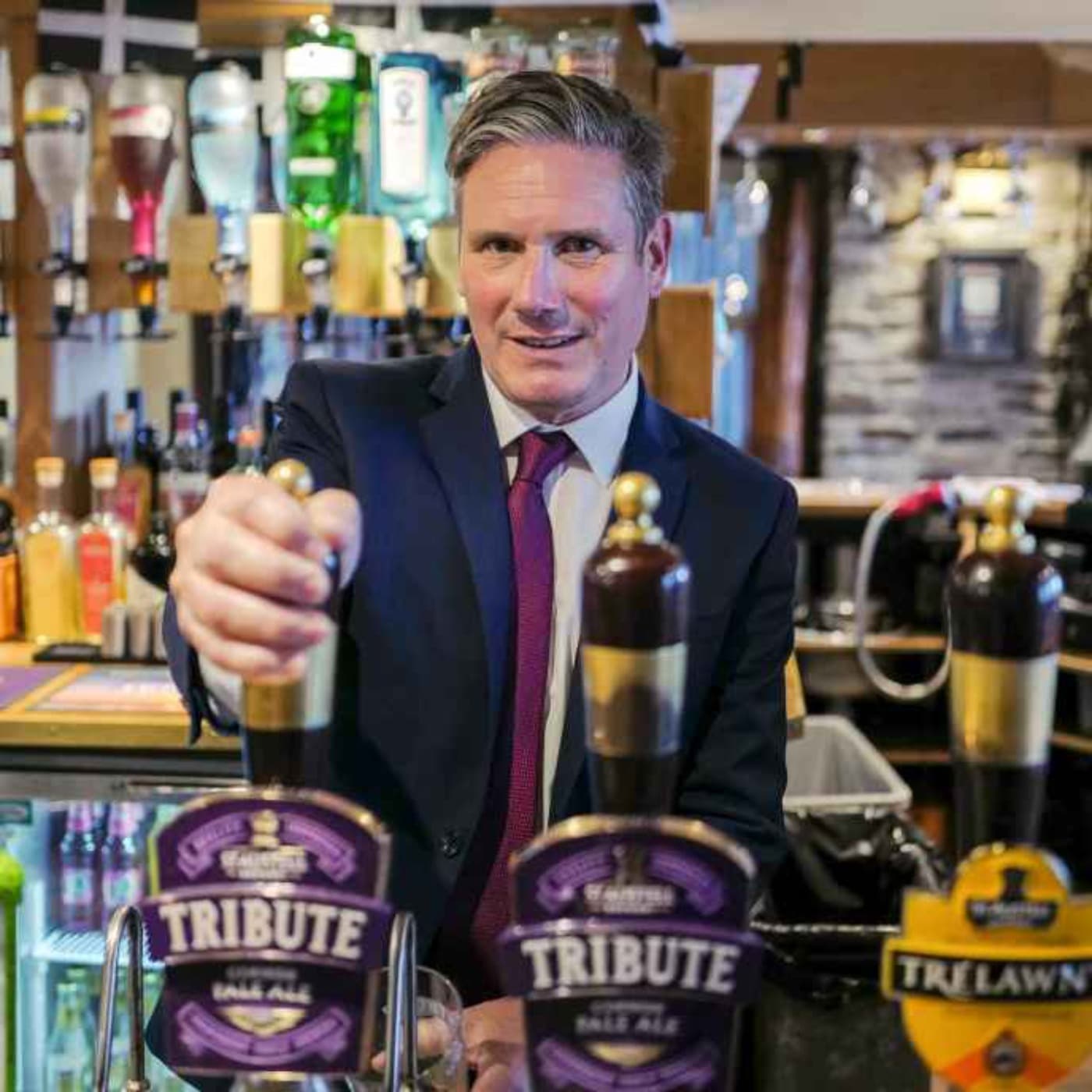 Keir Starmer, pub harmer artwork