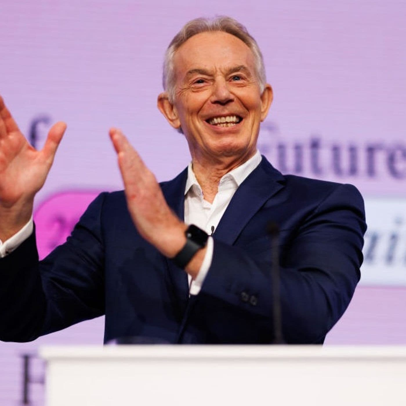 What is Tony Blair up to? artwork