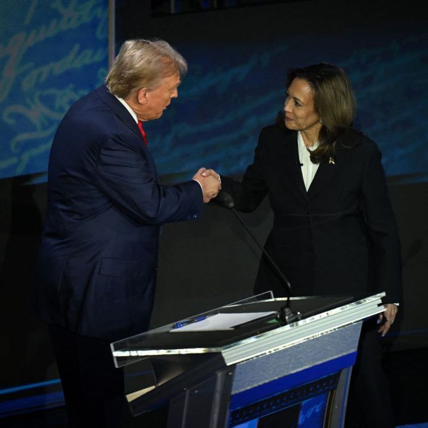 Trump vs Harris debate: who won? artwork