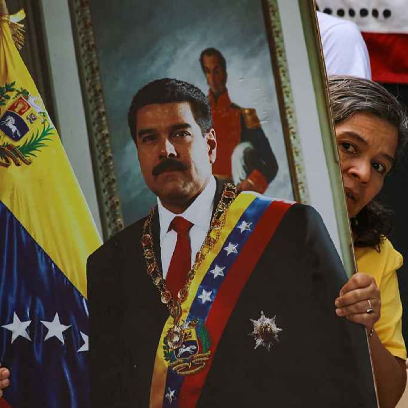 Regime change in Caracas ... but not Westminster artwork