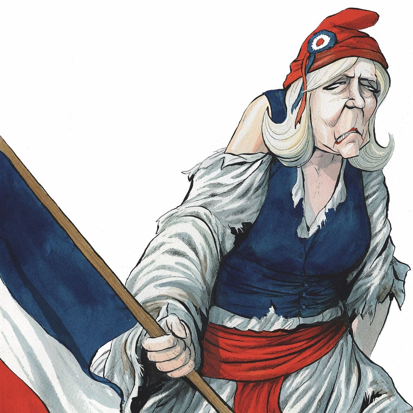 Marine Le Pen: justice or lawfare? artwork