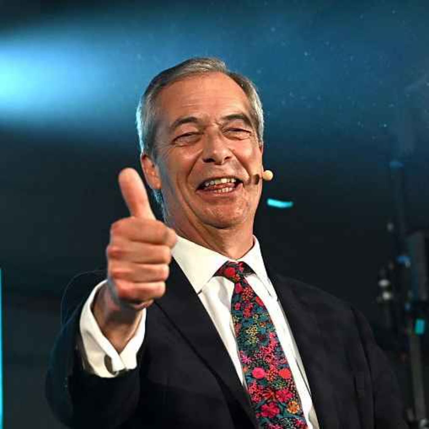 On the road with Nigel Farage artwork