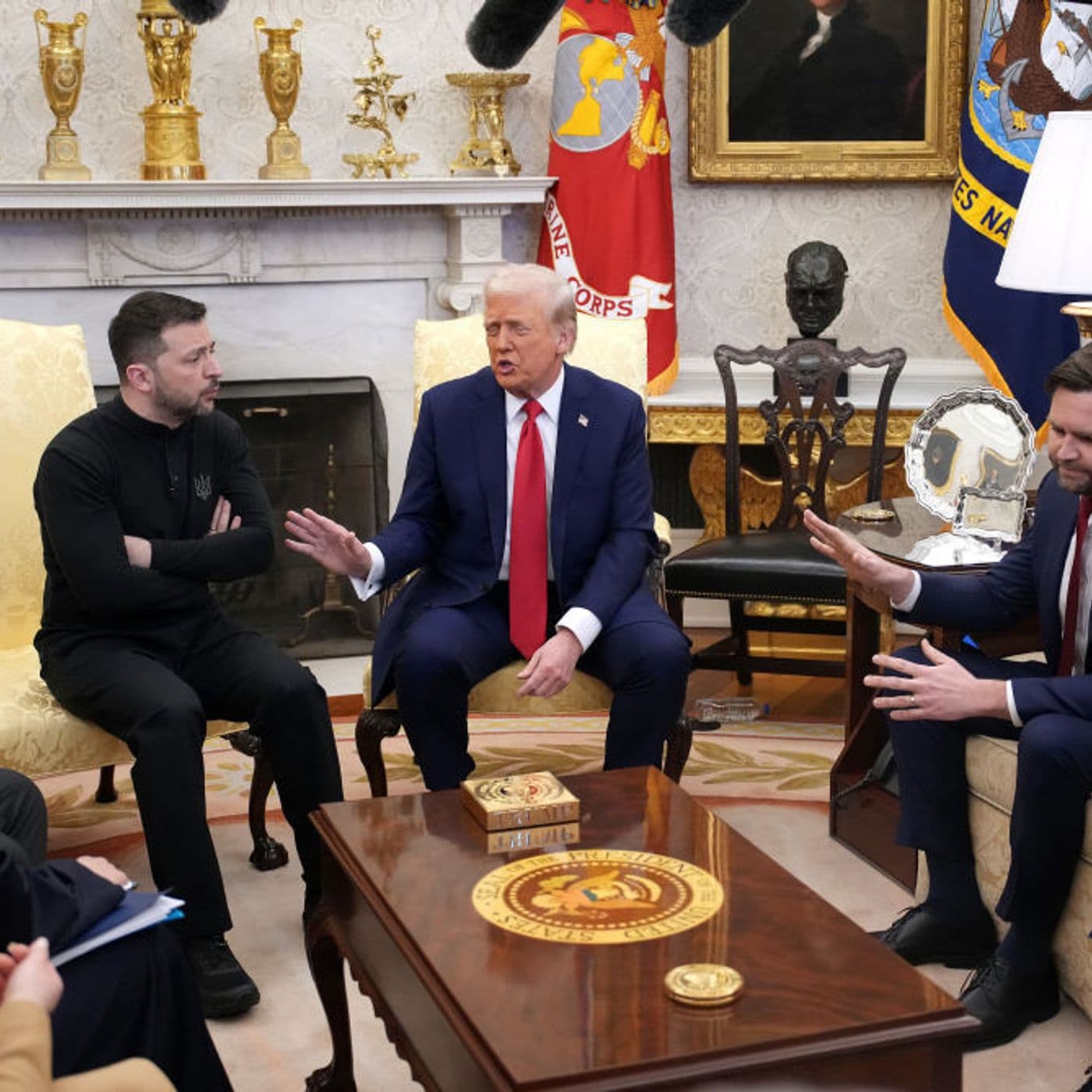 Was Zelensky ambushed at the White House? artwork