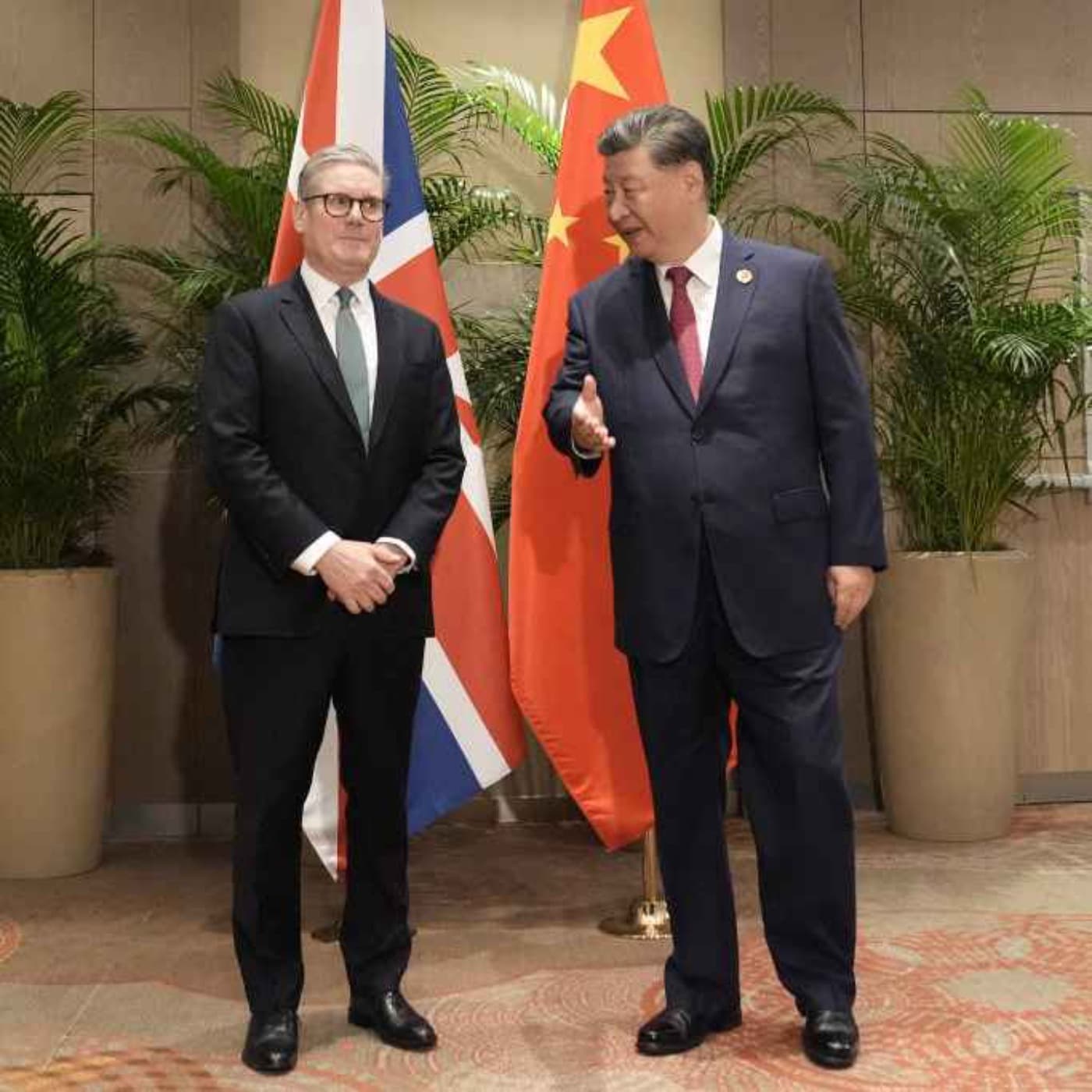 What does Starmer want to achieve in China? artwork