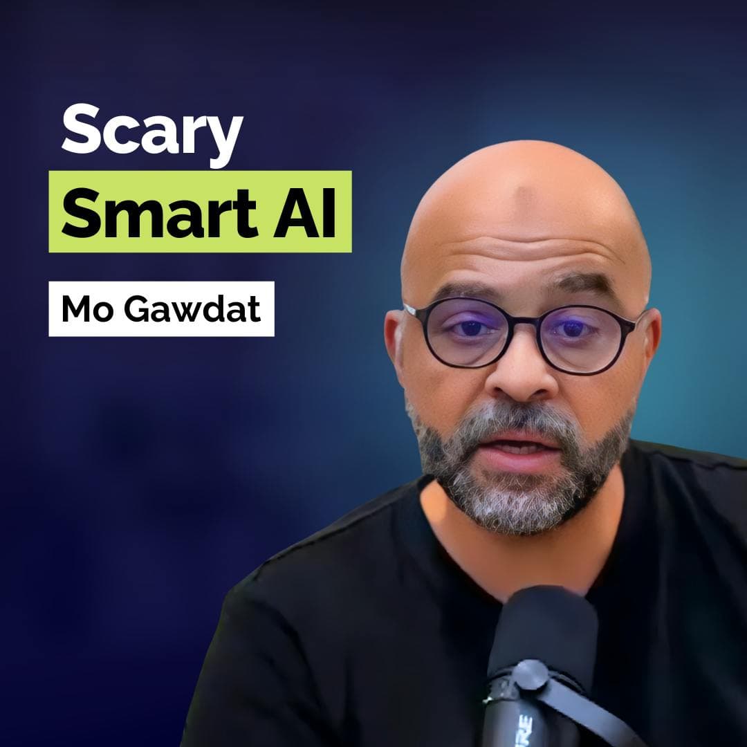 Mo Gawdat: The Terrifying Rise of AI and What Humans Must Do to Thrive | Artificial Intelligence | AI Vault artwork