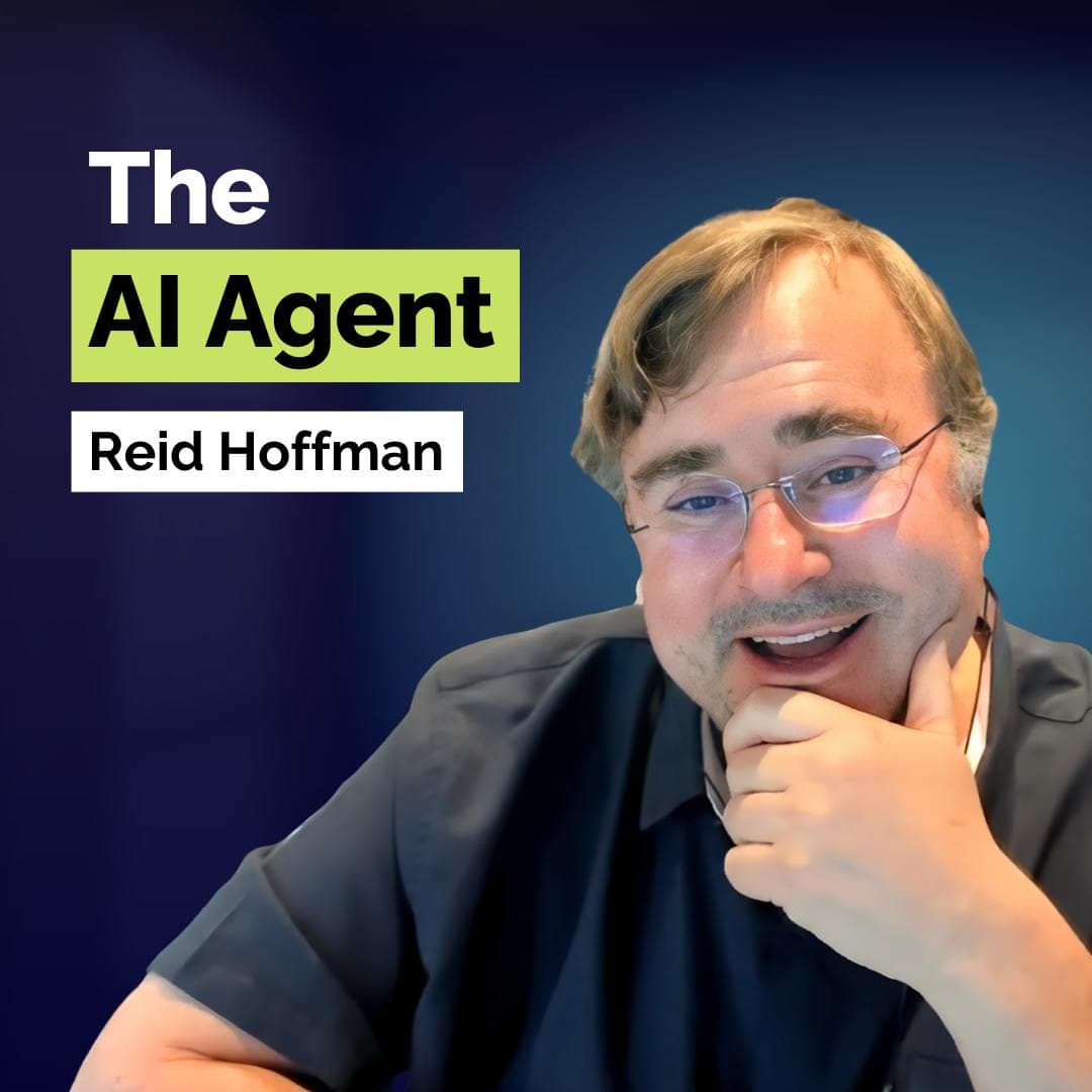 Reid Hoffman: Superagency, How AI Will Help Humans Dominate the Future | Artificial Intelligence | AI Vault artwork