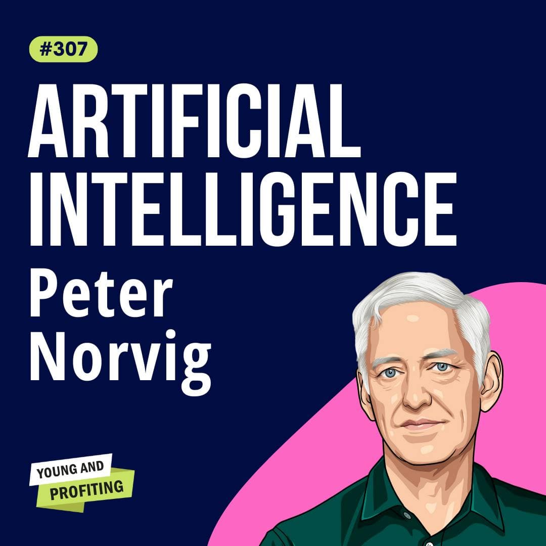 Peter Norvig: Simple Ways to Grow Your Business with AI | Artificial Intelligence E307 artwork