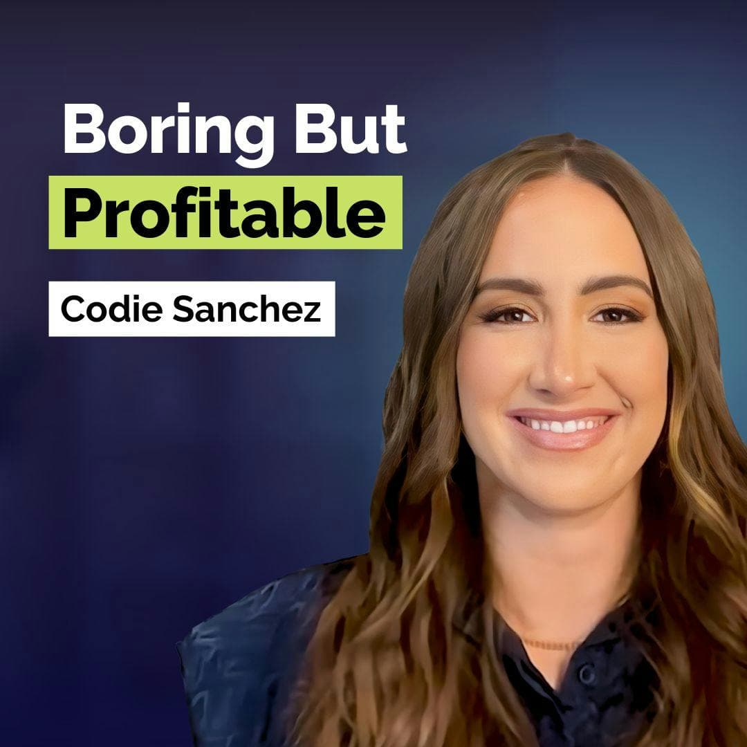 Codie Sanchez: The Business Model Quietly Creating Millionaires | Entrepreneurship | YAPClassic artwork