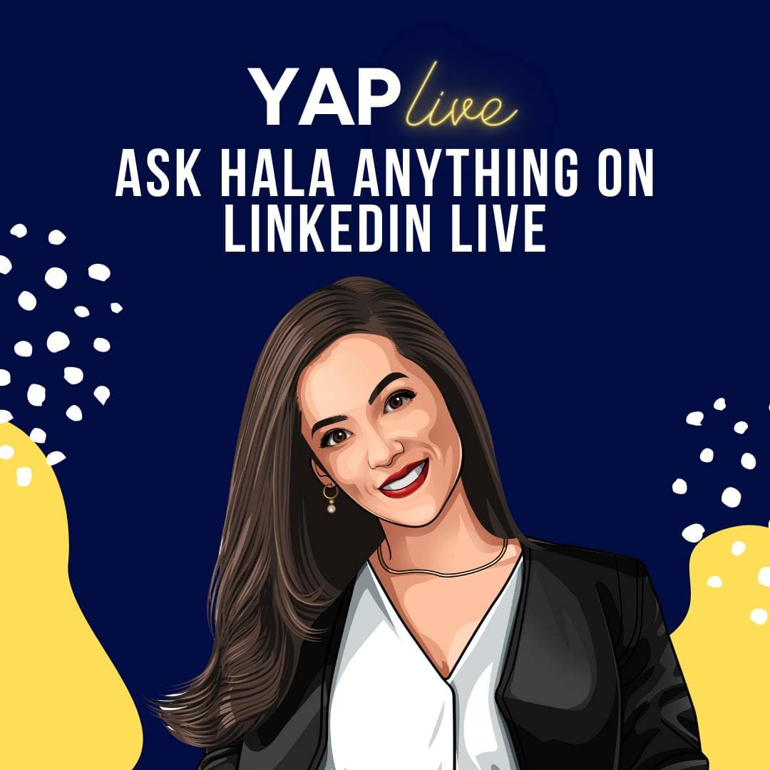 YAPLive: Ask Hala Anything on Linkedin Live | Uncut Version artwork