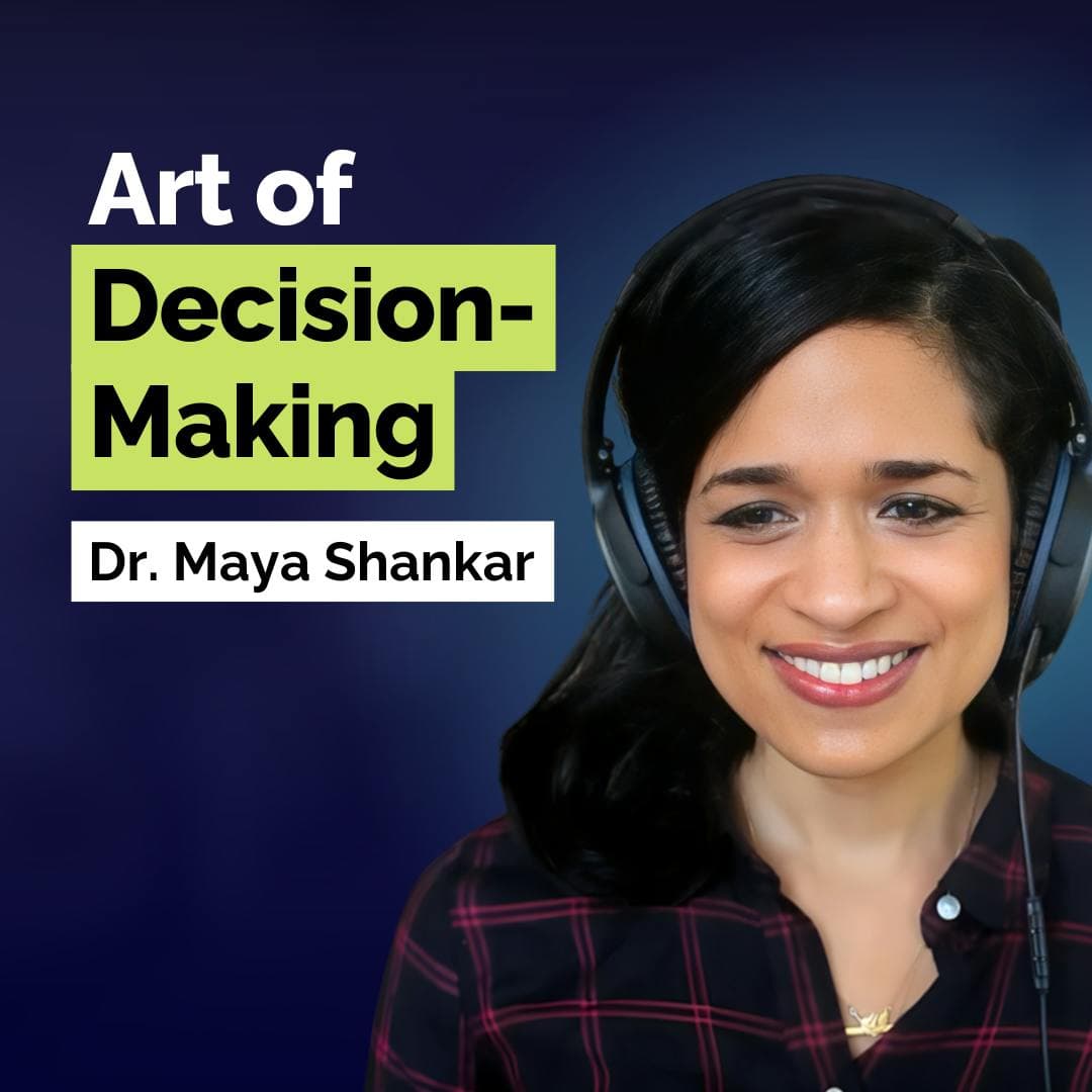Dr. Maya Shankar: The Mindset Shift You Need When Life Doesn’t Go as Planned | Human Behavior | YAPClassic artwork