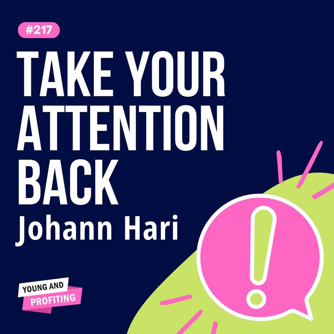 YAPClassic: Johann Hari, How to Avoid Distraction and Reclaim Your Focus | Mental Health artwork