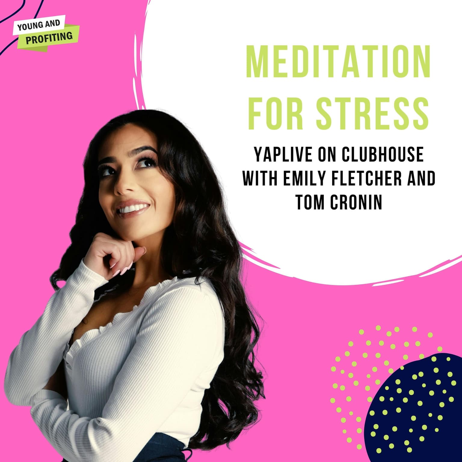 YAPLive: Meditation for Stress with Emily Fletcher & Tom Cronin artwork
