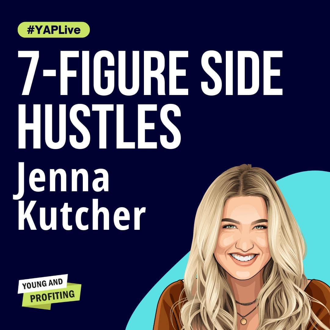 Jenna Kutcher: Turn Your Side Hustle into a 7-Figure Online Business | Entrepreneurship | YAPLive artwork