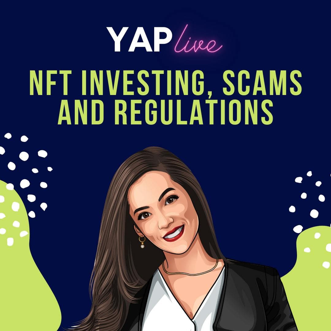YAPLive: NFT Investing, Scams and Regulations with Brandon Hoffman, Christa Laser, Mitch Jackson, and Jerome Bethea (JB the Wizard) artwork