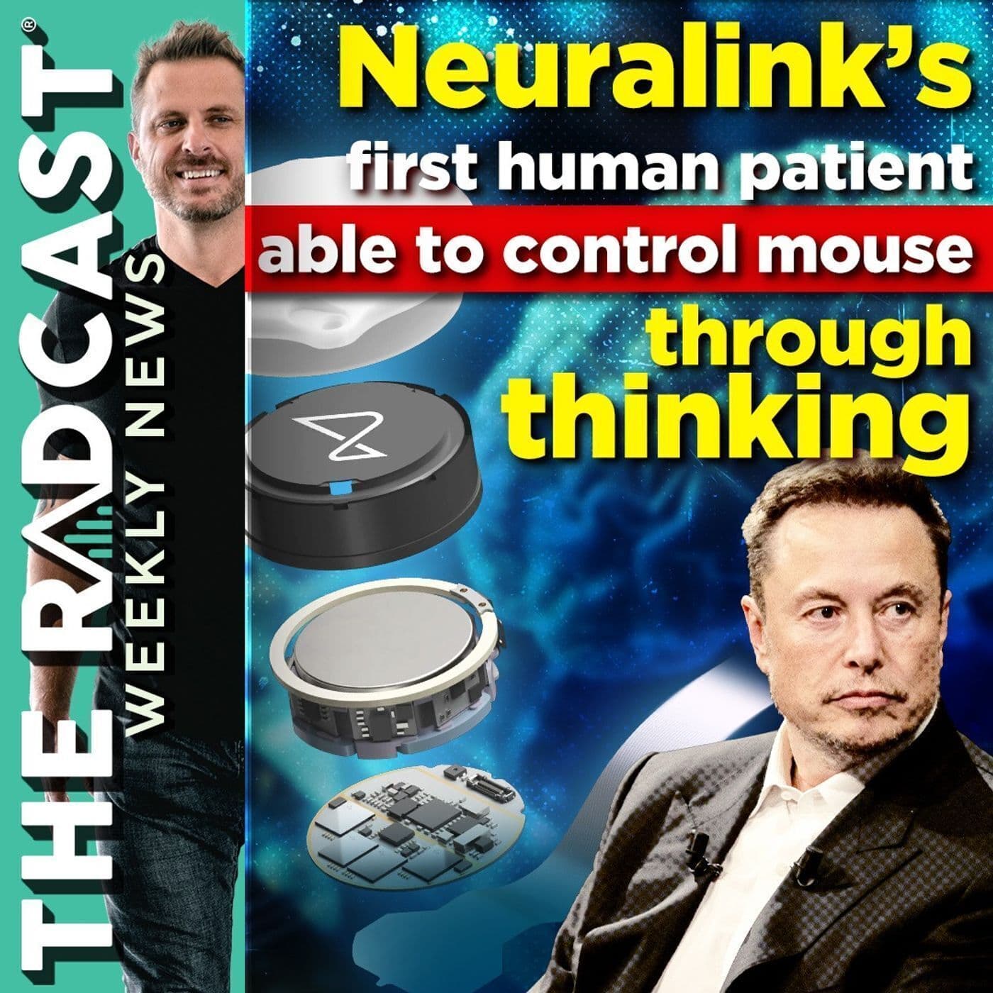 The Week of February 23, 2024 | Marketing and Business News: Neuralink’s First Human Patient Able to Control Mouse Through Thinking artwork