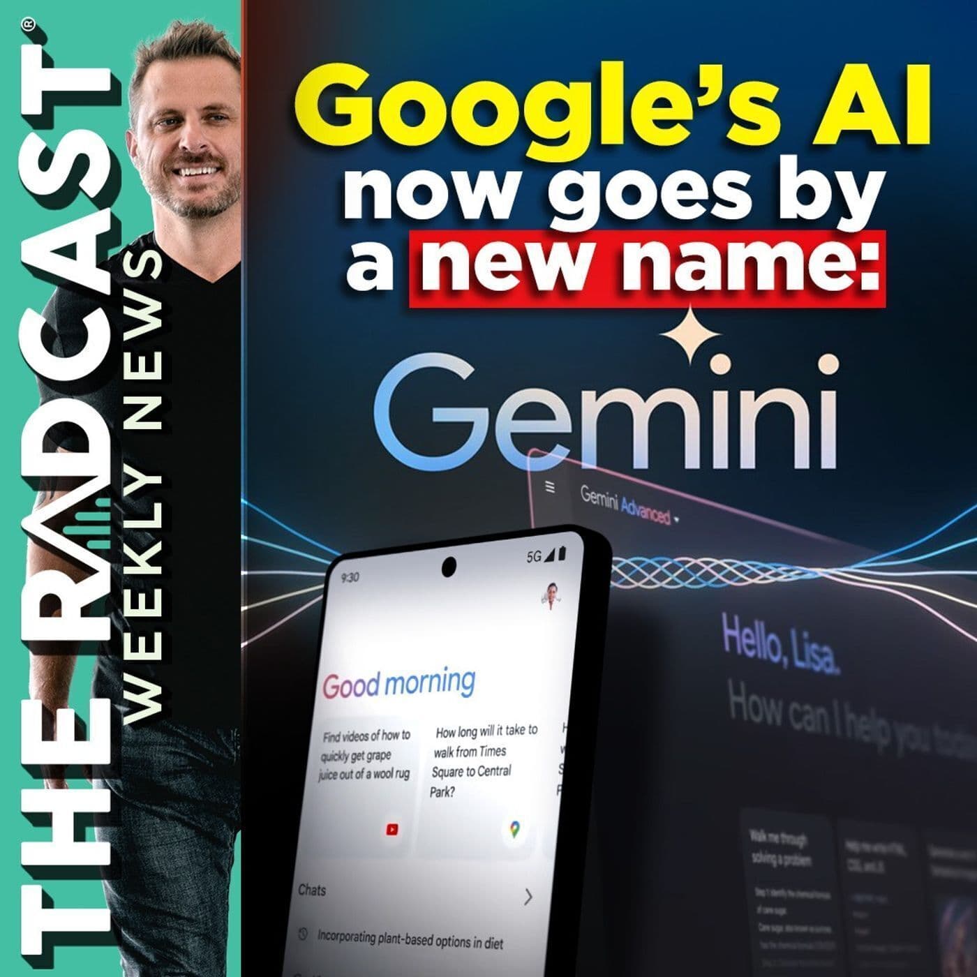 The Week of February 16, 2024 Marketing and Business News: Google's AI now goes by a new name: Gemini artwork