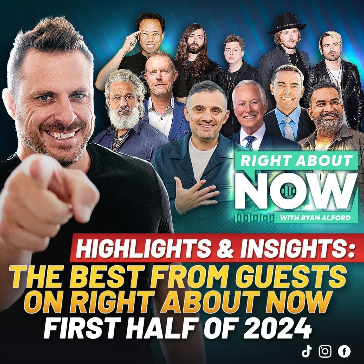 Highlights & Insights - The Best from Guests on Right About Now First Half of 2024 artwork