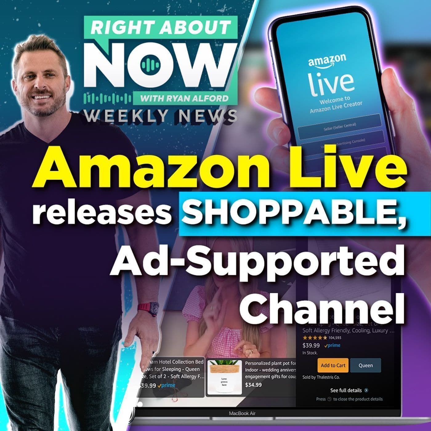 The Week of May 3 | Amazon Live Releases Shoppable Ad-Supported Channel artwork