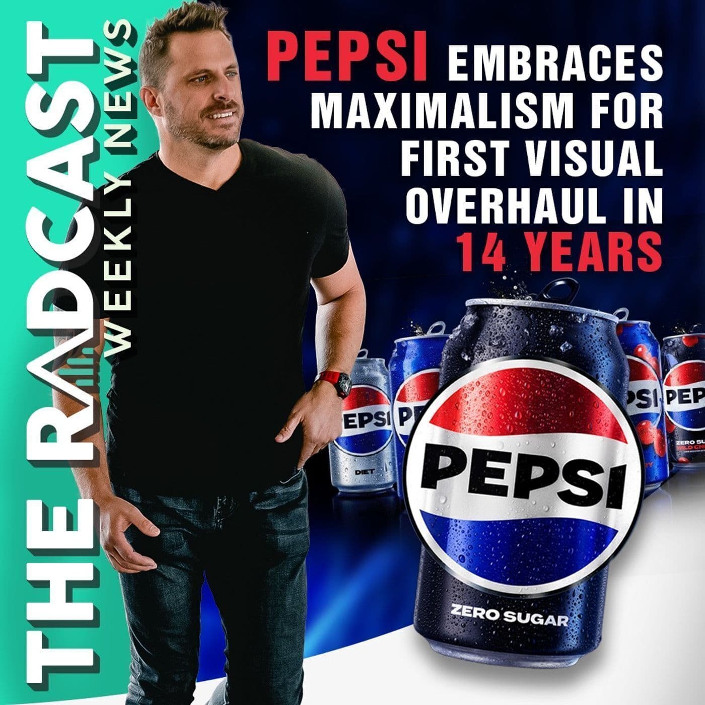 The Week of March 31, 2023 Marketing and Business News: Pepsi Embraces Maximalism for First Visual Overhaul in 14 Years artwork