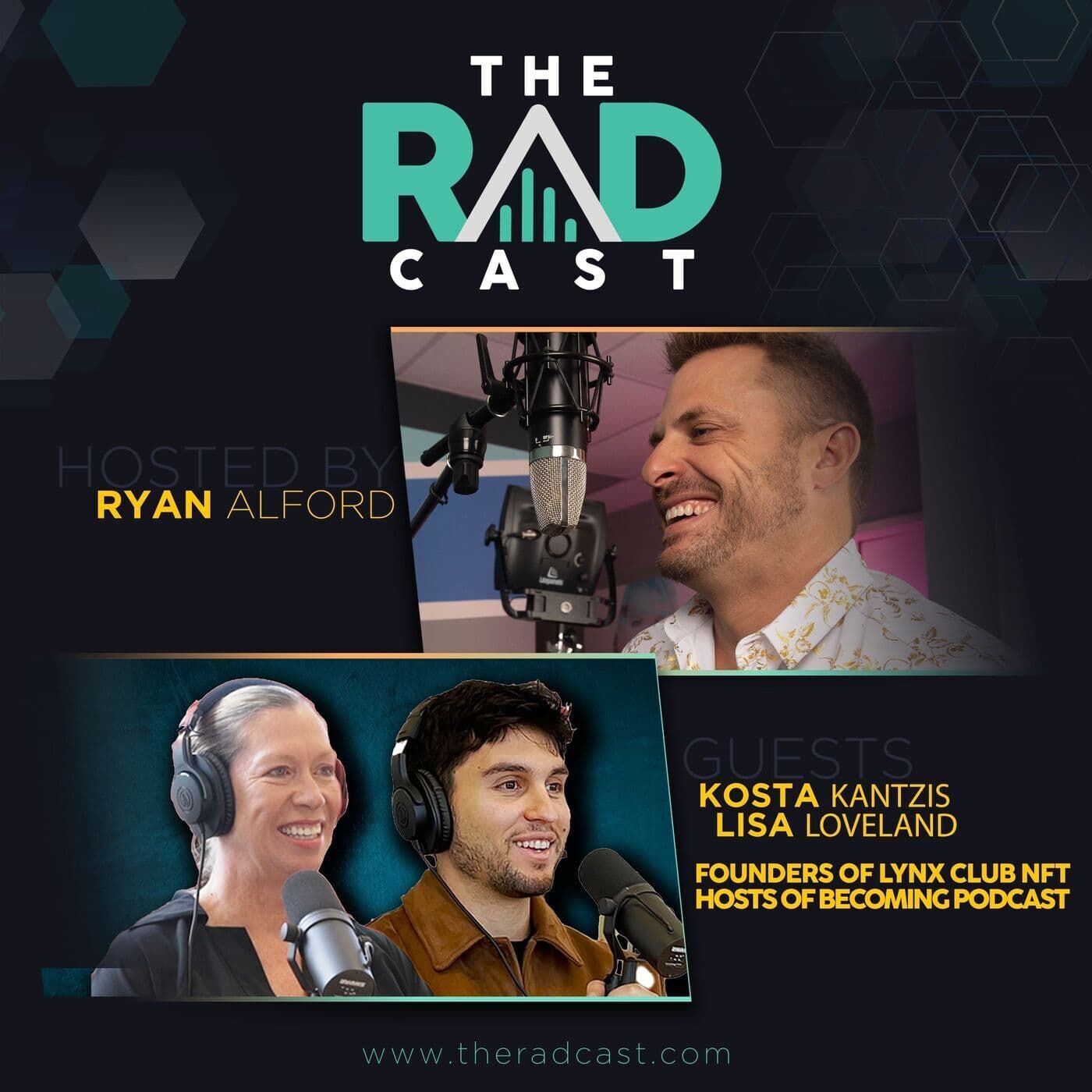 Kosta Hantzis & Lisa Loveland - Founders of Lynx Club NFT and hosts of Becoming Podcast artwork