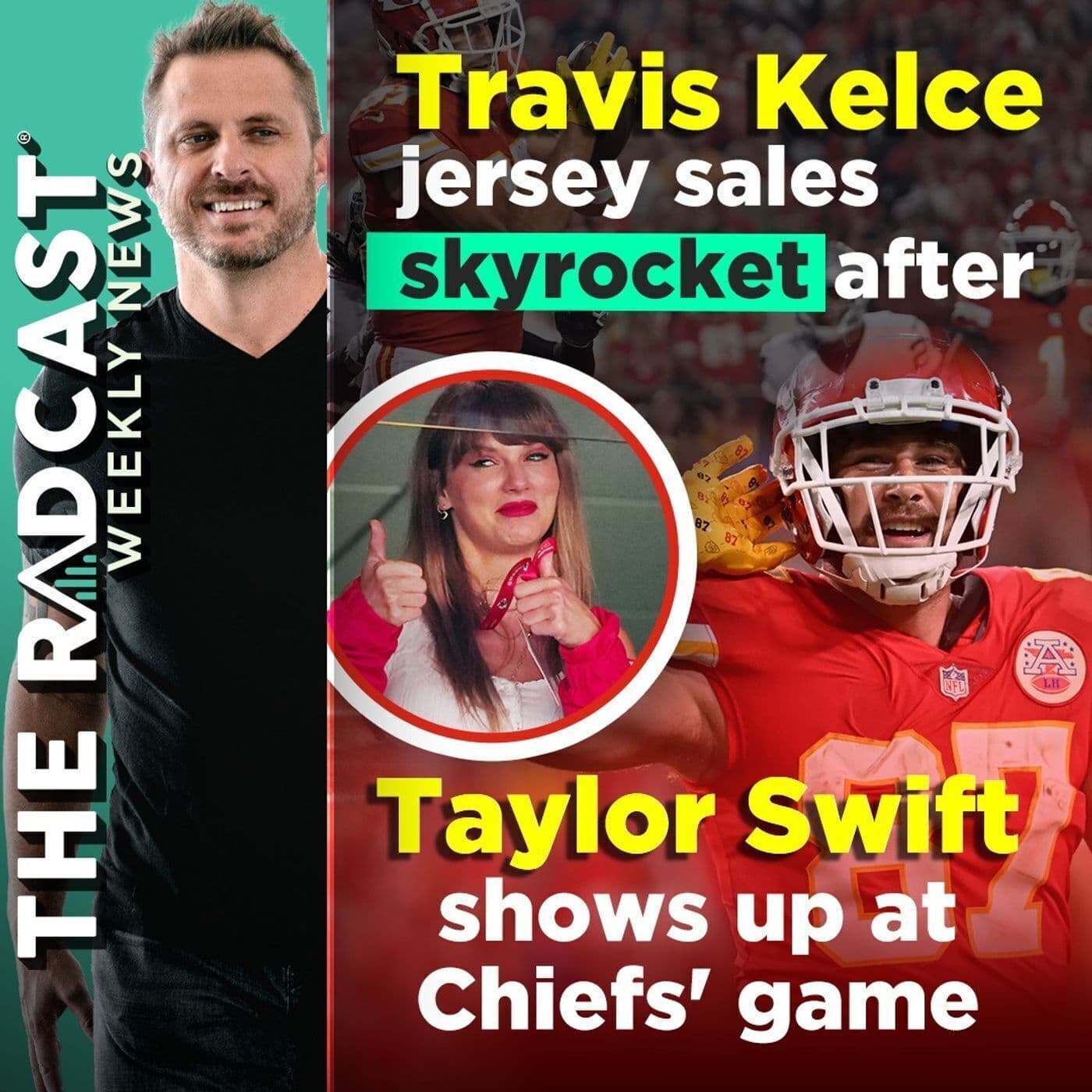 The Week of September 29, 2023 Marketing and Business News: Travis Kelce Jersey Sales Skyrocket After Taylor Swift Shows Up at Chief’s Game artwork