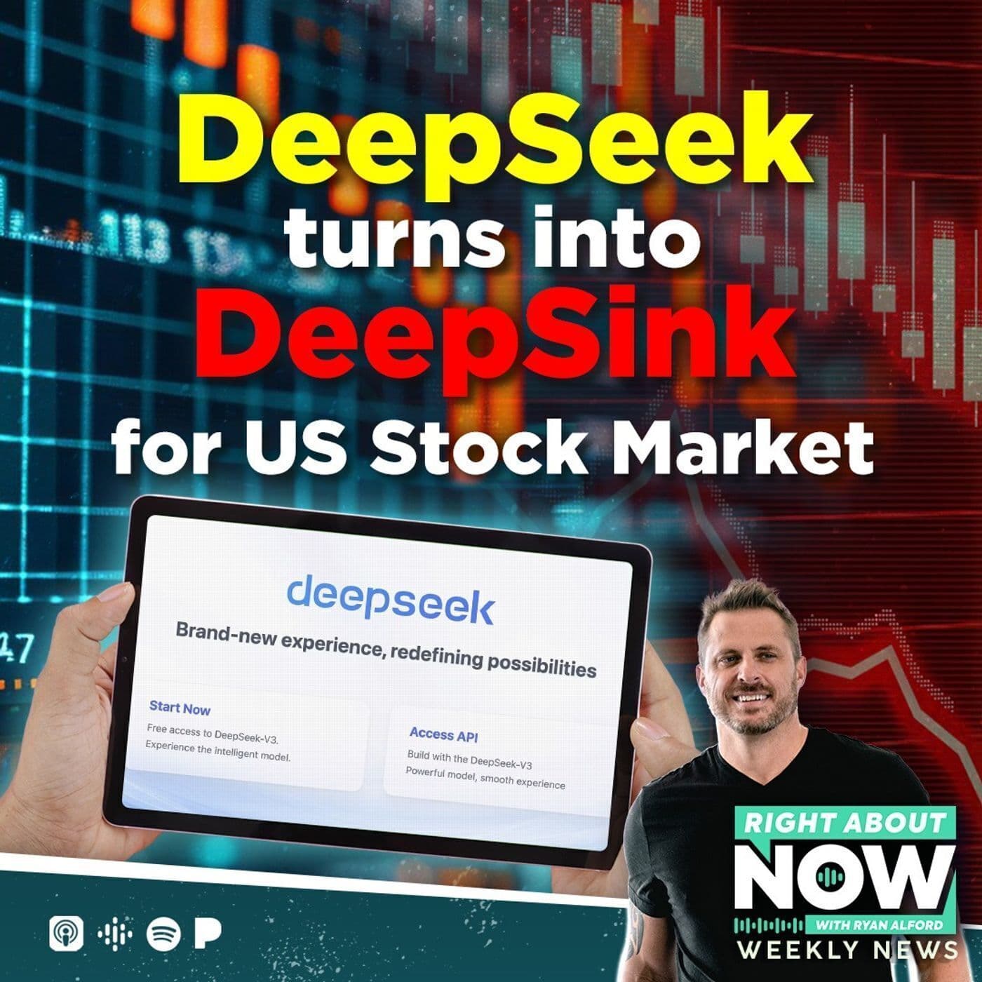 DeepSeek Turns into DeepSink for US Stock Market artwork