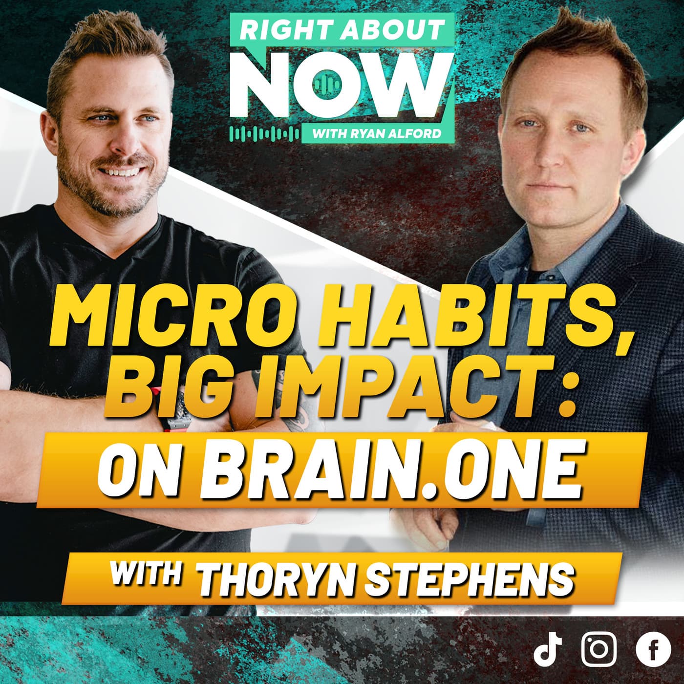 Micro Habits, Big Impact on BRAIN.ONE with Thoryn Stephens artwork