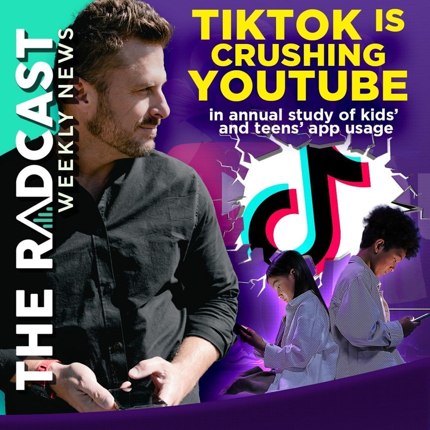 The Week of February 10, 2023 Marketing and Business News: Tiktok is crushing YouTube in Annual Study of Kids’ and Teens’ App Usage artwork