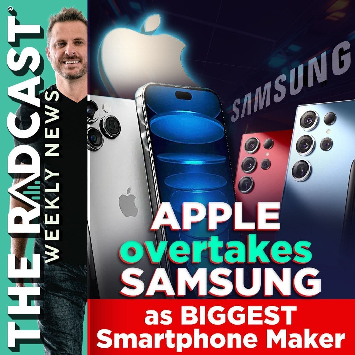 The Week of January 19, 2024 Marketing and Business News: Apple Overtakes Samsung as Biggest Smartphone Maker artwork