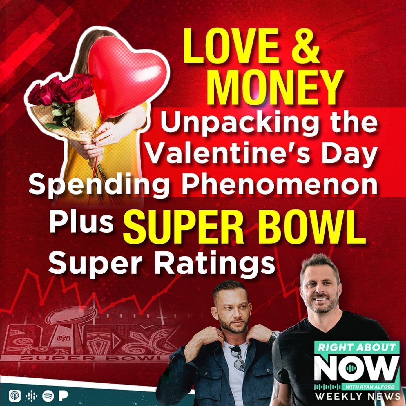 Love and Money: Unpacking the Valentine's Day Spending Phenomenon Plus Super Bowl Super Ratings artwork