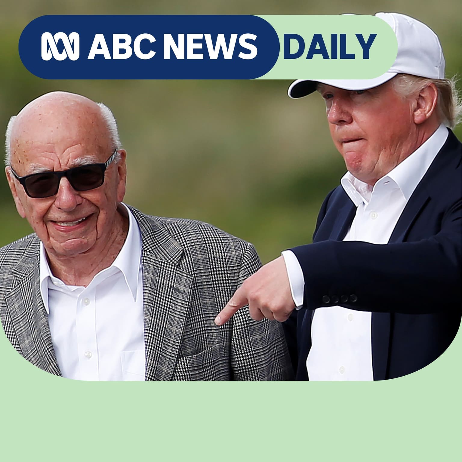 Trump vs Rupert Murdoch over an Epstein article artwork