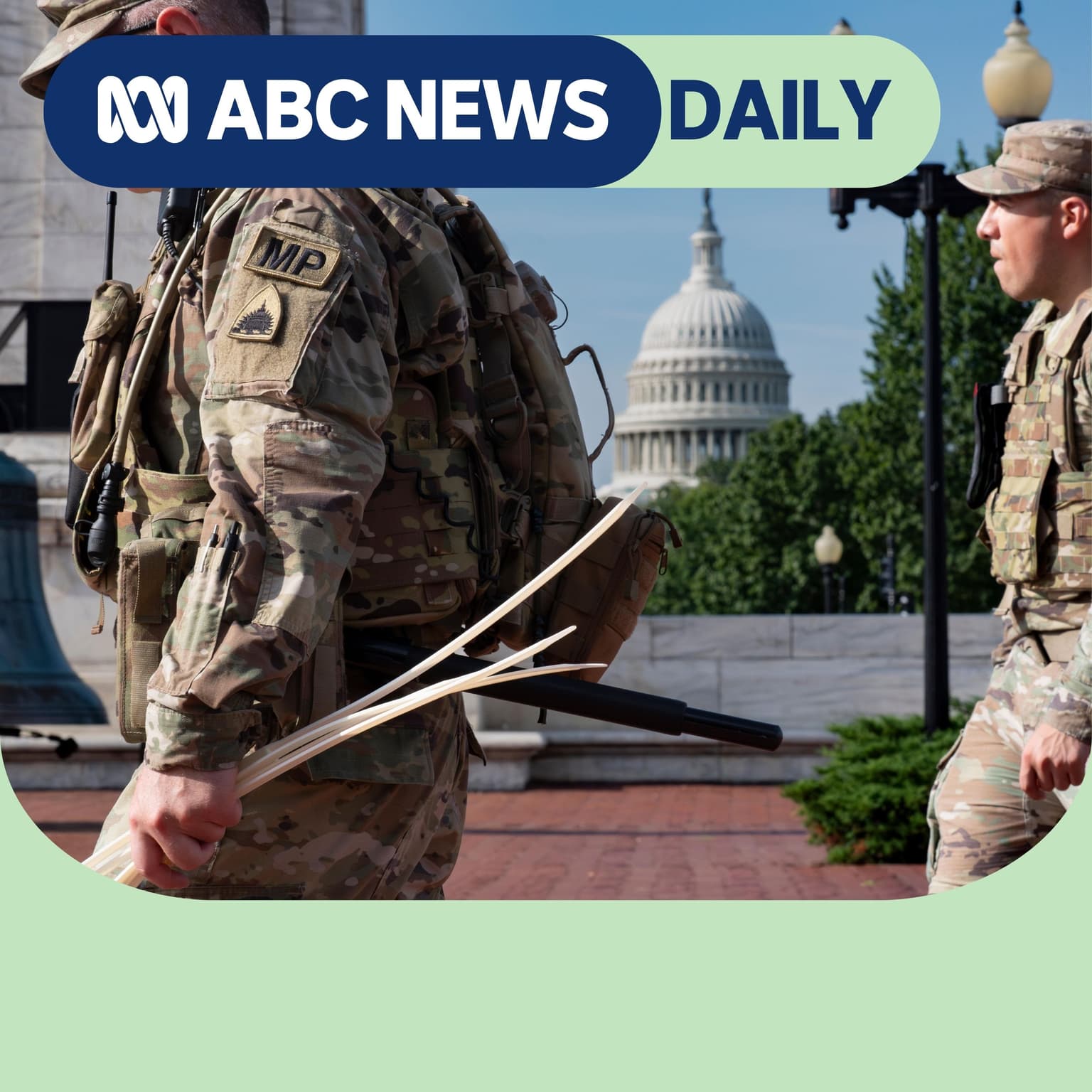 What are Trump’s troops doing in Washington DC? artwork