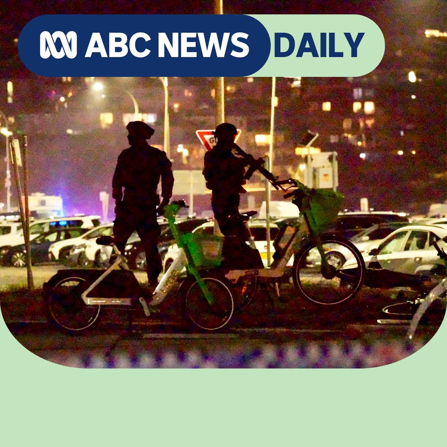 The Bondi terrorist attack targeting Jewish people artwork